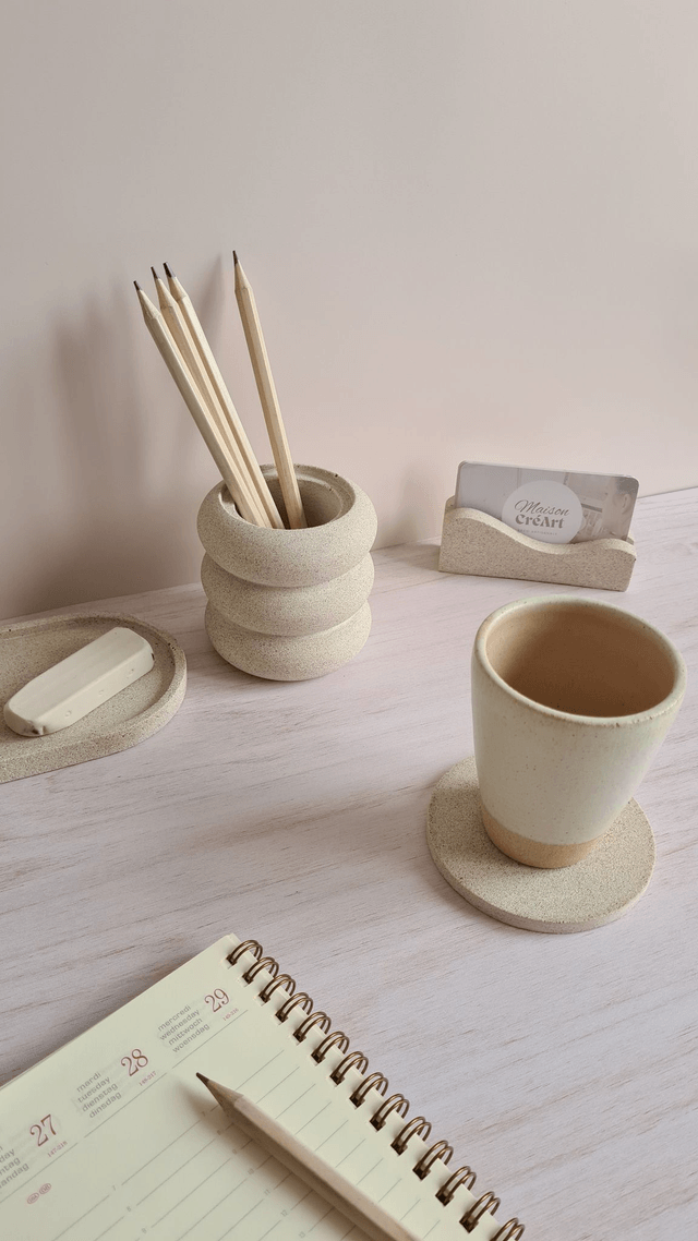 Pot à crayons – Beige sable
