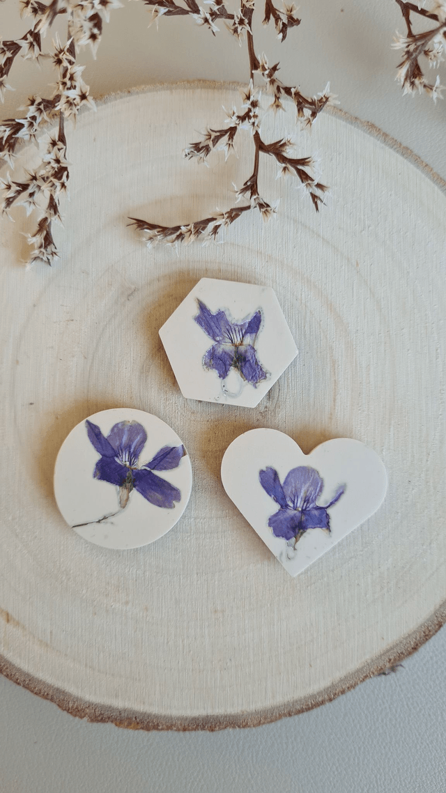 Trio de magnets Floréa