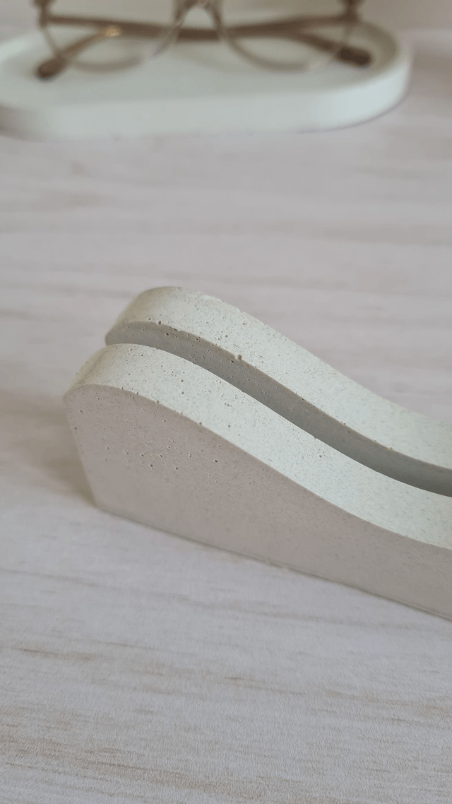 Porte-cartes / porte-photos – Blanc rosé