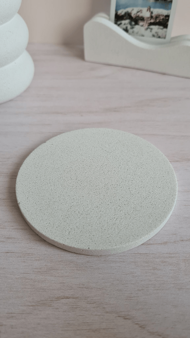 Dessous de tasse – Blanc minéral 