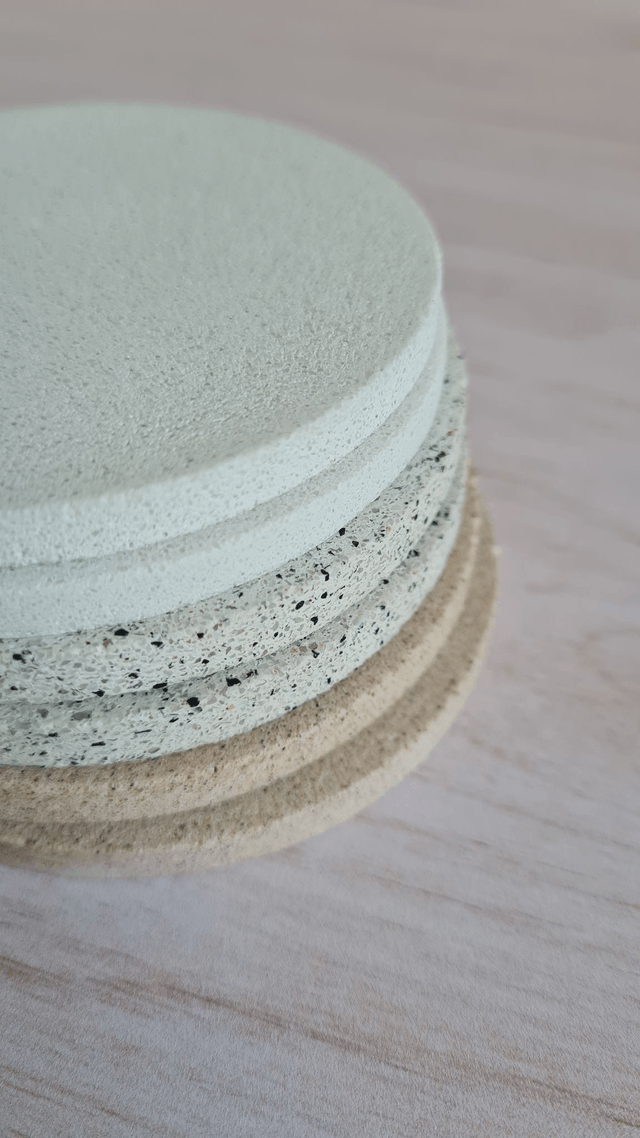 Dessous de tasse – Blanc minéral 