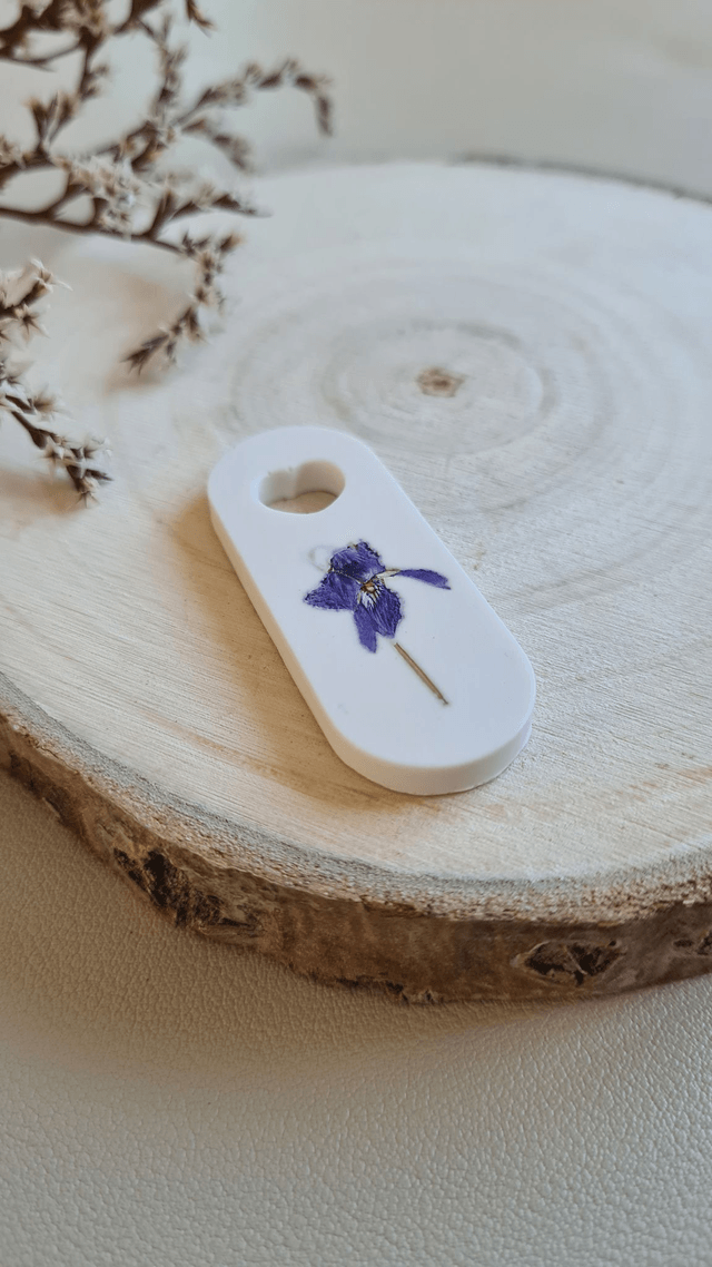 Mini marque-page Fleuri