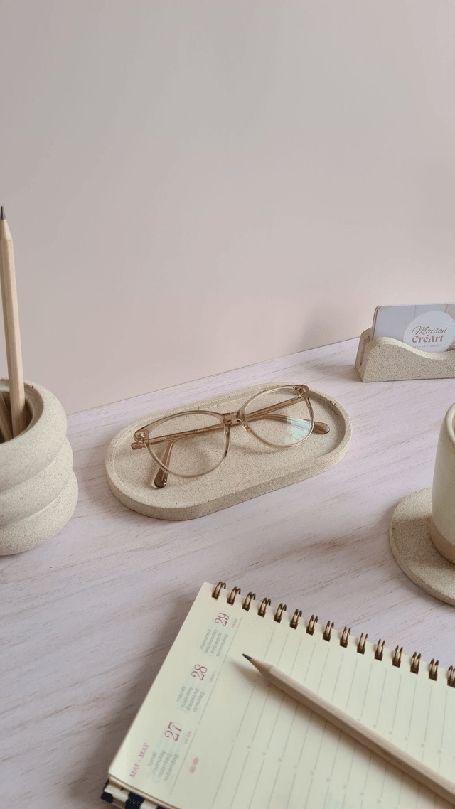 Porte-cartes / porte-photos – Beige sable