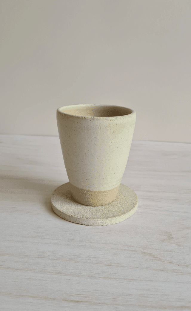 Dessous de tasse – Beige sable