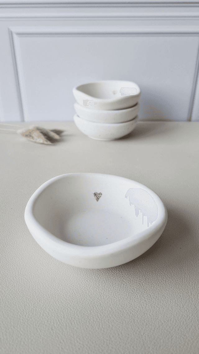 Coupelle Ondine blanche
